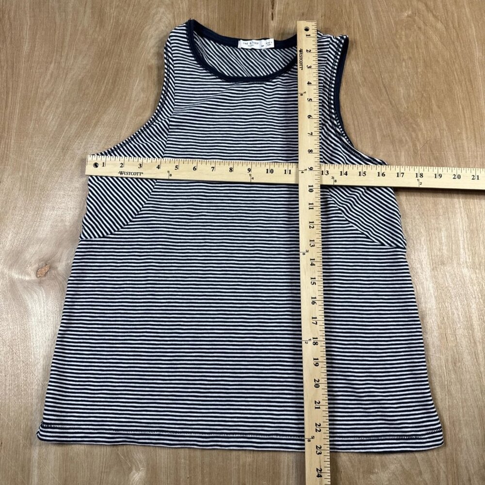 Rag & Bone Women’s Black & White Striped Tank Top Size Small - Picture 3 of 5